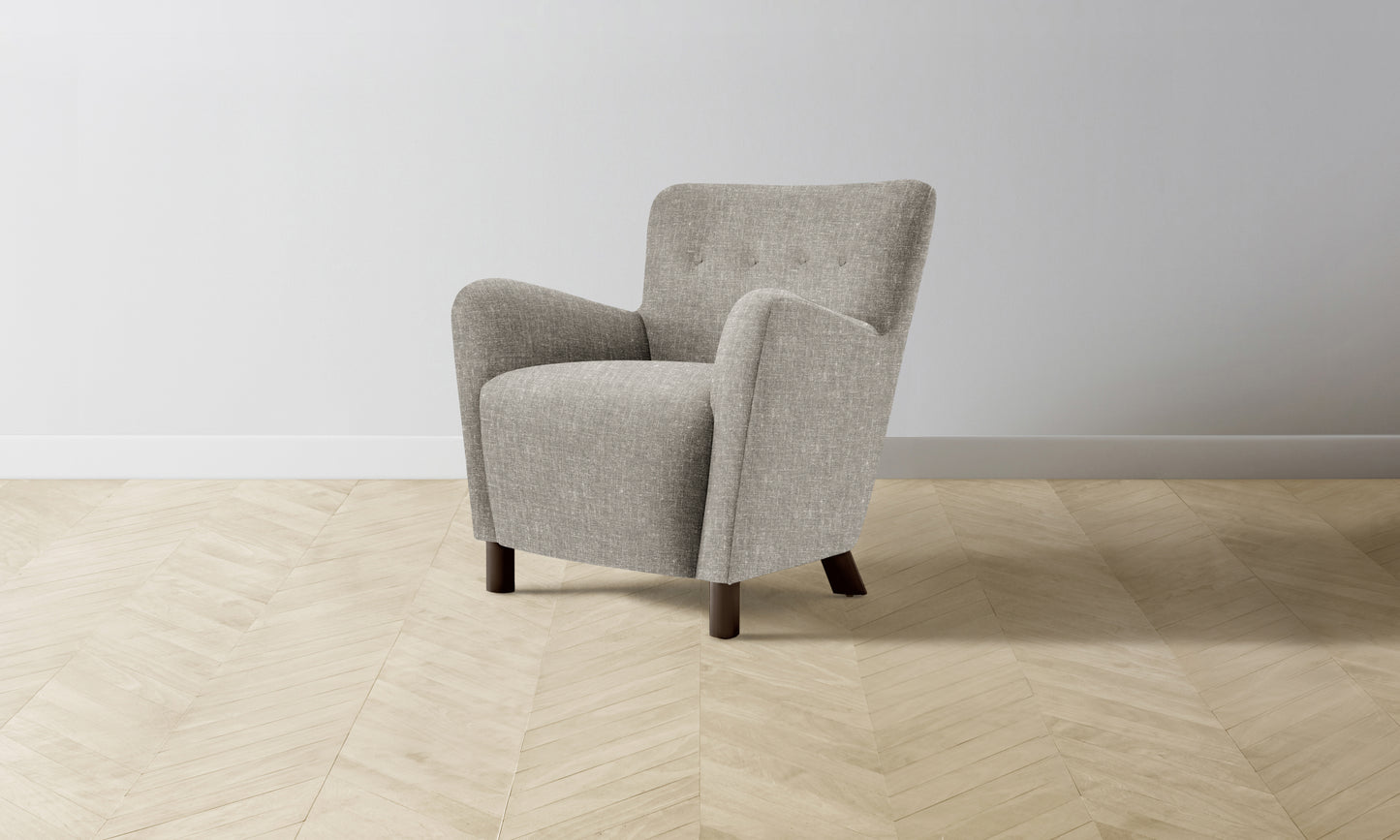 The Perry Chair - Belgian Linen Agate