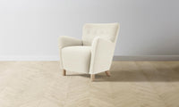 The Perry Chair - Italian Bouclé White