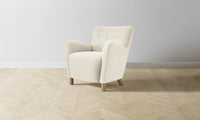 The Perry Chair - Italian Bouclé White