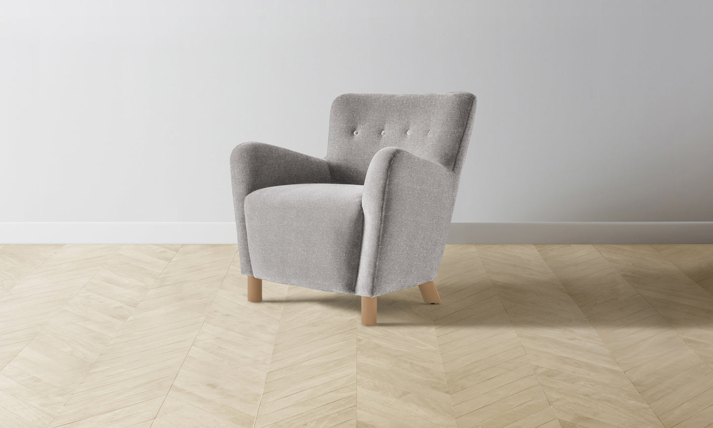 The Perry Chair - Merino Heather Grey