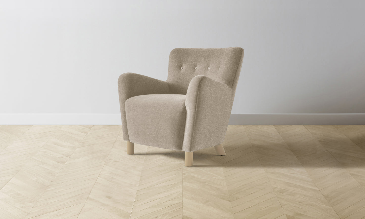 The Perry Chair - Merino Wheat