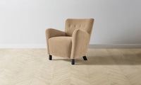 The Perry Chair - Mohair Almond