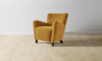 The Perry Chair - Mohair Amber