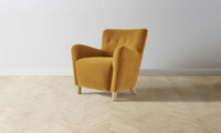 The Perry Chair - Mohair Amber