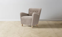 The Perry Chair - Nubuck Leather Fawn