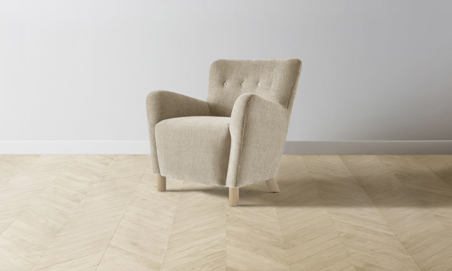 The Perry Chair - Performance Basketweave Malt