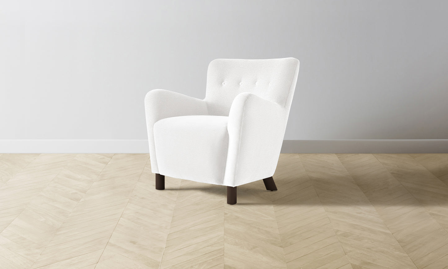 The Perry Chair - Performance Bouclé Polar