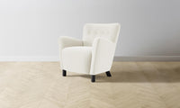 The Perry Chair - Performance Linen Weave Flour