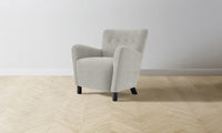 The Perry Chair - Performance Melange Weave Flint