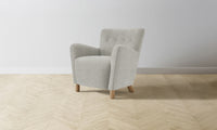 The Perry Chair - Performance Melange Weave Flint