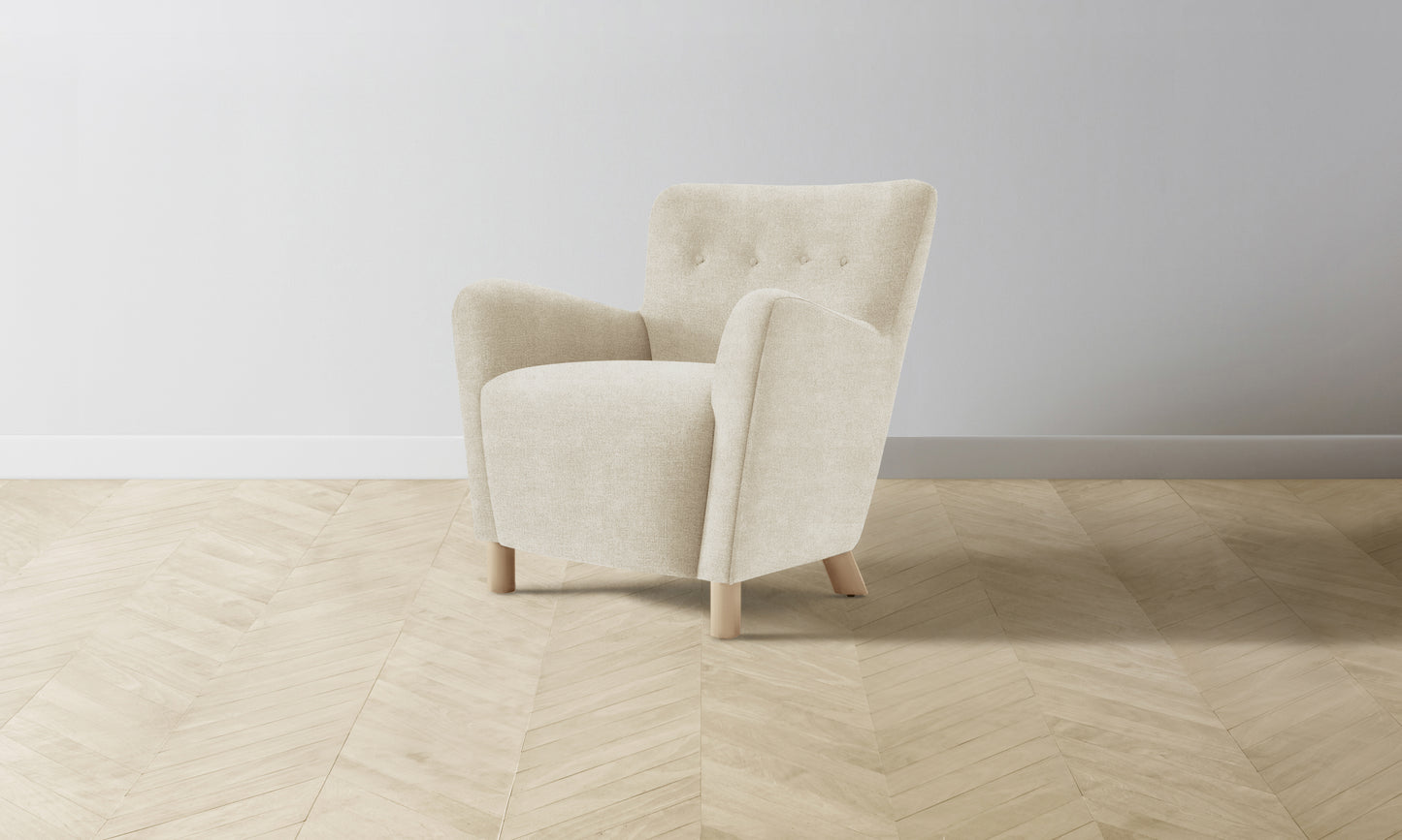 The Perry Chair - Performance Melange Weave Shell