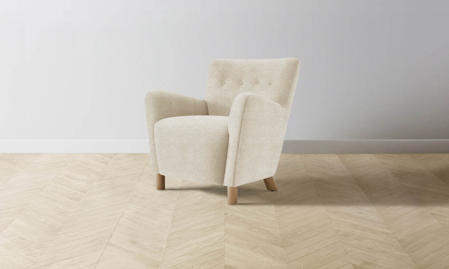 The Perry Chair - Performance Melange Weave Shell