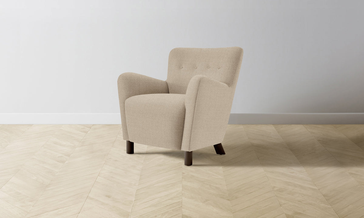The Perry Chair - Performance Textural Weave Savanna
