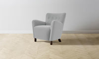 The Perry Chair - Performance Linen Weave Cloud