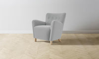 The Perry Chair - Performance Linen Weave Cloud