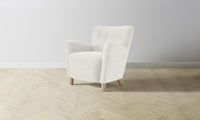 The Perry Chair - Performance Textured Tweed Snow