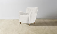 The Perry Chair - Performance Textured Tweed Snow