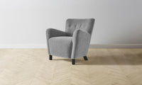 The Perry Chair - Performance Tweed Smoke