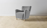 The Perry Chair - Performance Tweed Smoke