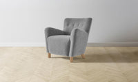 The Perry Chair - Performance Tweed Smoke