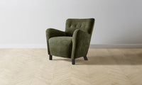 The Perry Chair - Performance Velvet Olive