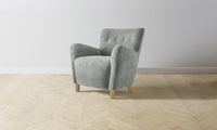 The Perry Chair - Performance Velvet Seafoam