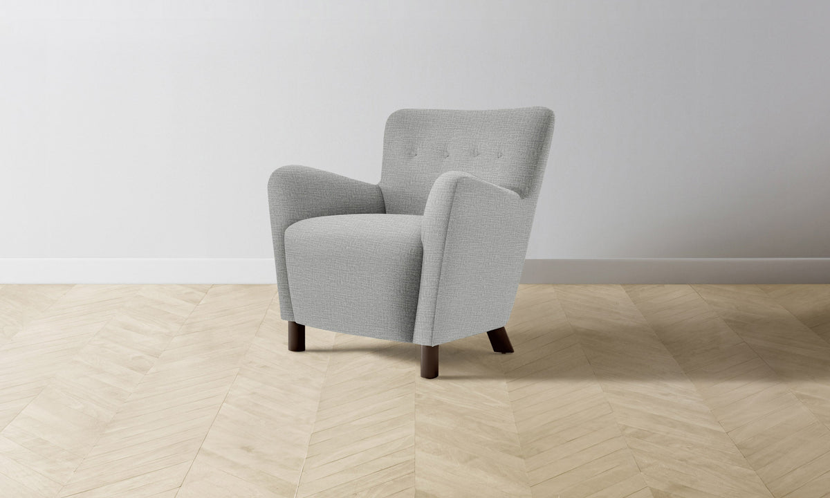 The Perry Chair - Performance Woven Chenille Rain