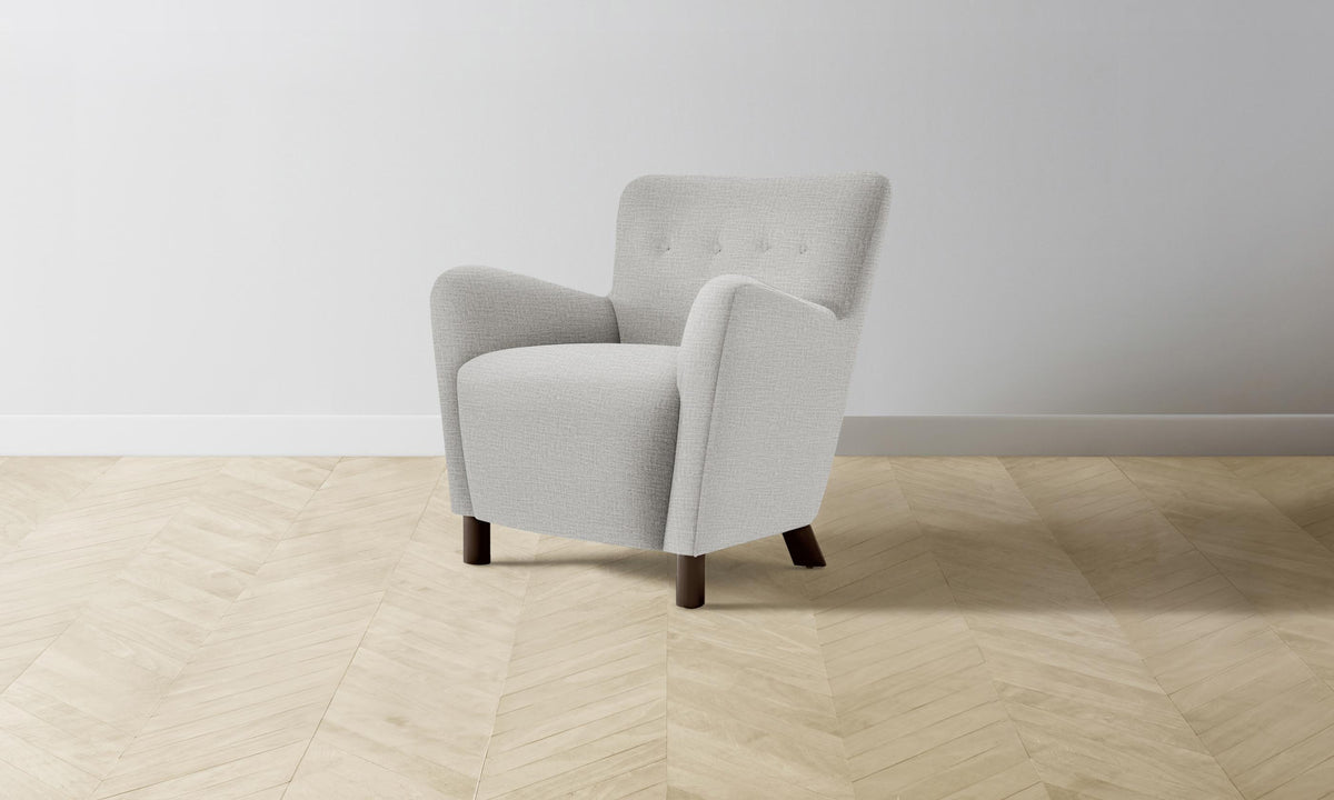 The Perry Chair - Performance Woven Chenille Steel