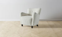 The Perry Chair - Shearling Ivory