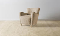 The Perry Chair - Shearling Toffee