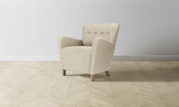 The Perry Chair - Tuscan Leather Bisque