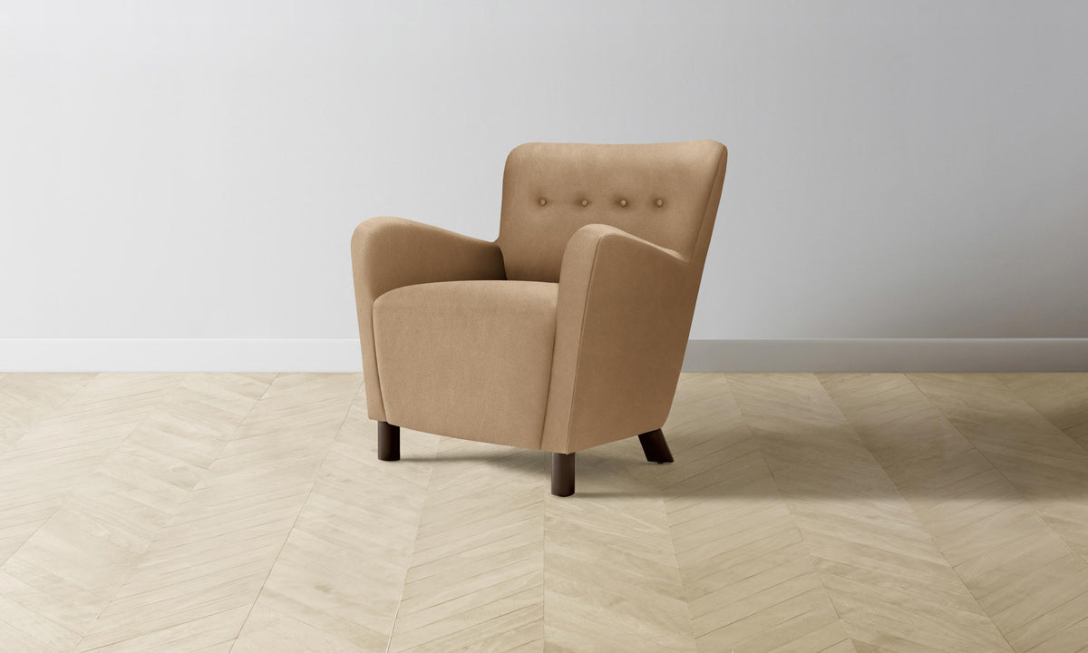 The Perry Chair - Tuscan Leather Camel