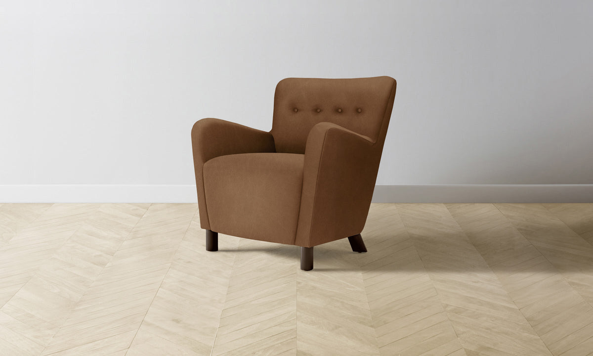 The Perry Chair - Tuscan Leather Cognac