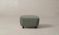 The Perry Ottoman - Belgian Linen Thyme