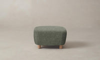 The Perry Ottoman - Belgian Linen Thyme