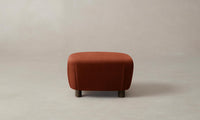 The Perry Ottoman - Mohair Spice