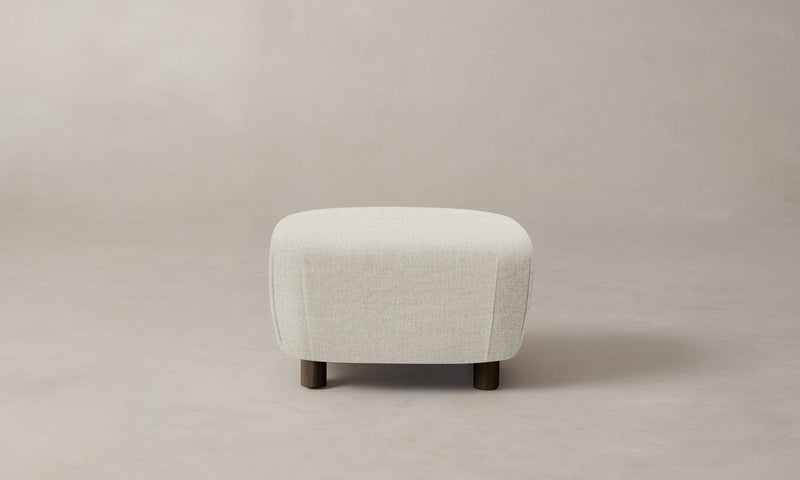 The Perry Ottoman - Performance Textural Weave Wisp