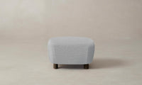 The Perry Ottoman - Performance Linen Weave Cloud