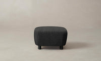 The Perry Ottoman - Performance Tweed Char