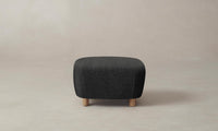 The Perry Ottoman - Performance Tweed Char