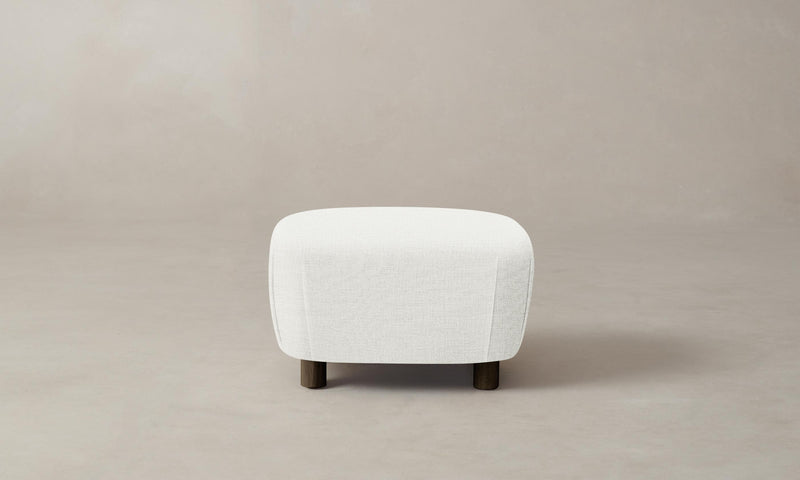 The Perry Ottoman - Performance Woven Chenille Lace