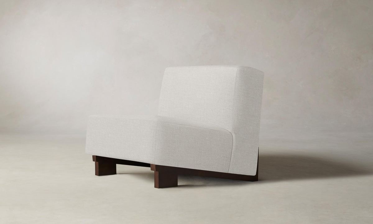 The Remsen Chair - Heritage Belgian Linen Egret