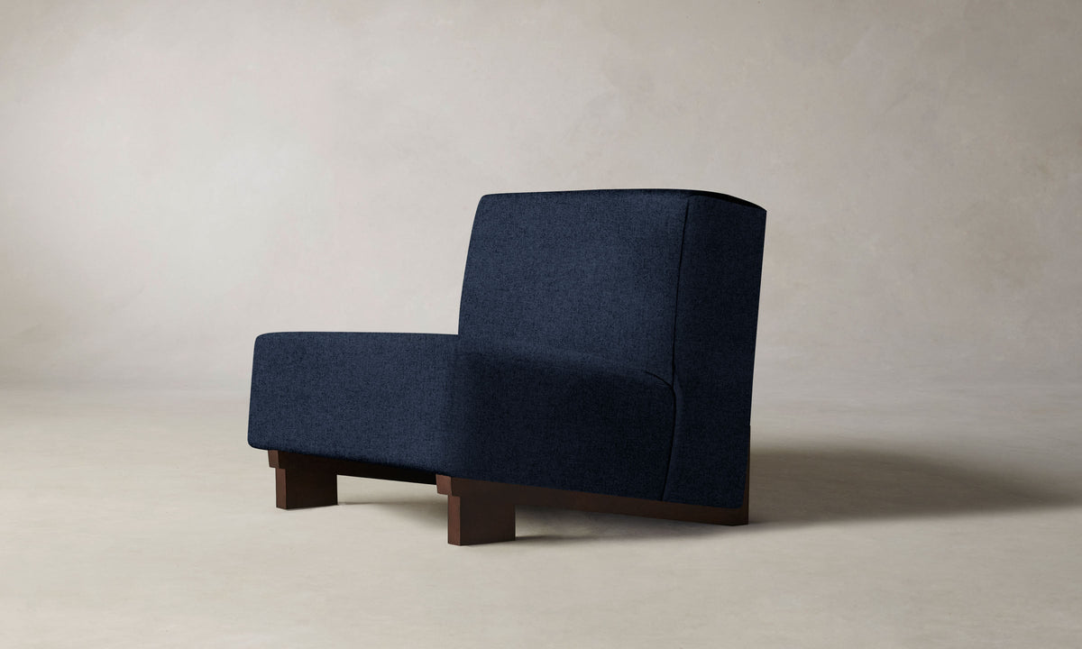 The Remsen Chair - Italian Brushed Wool Harbor