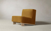 The Remsen Chair - Mohair Amber