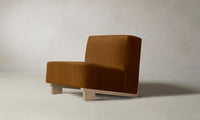 The Remsen Chair - Mohair Brown Sugar