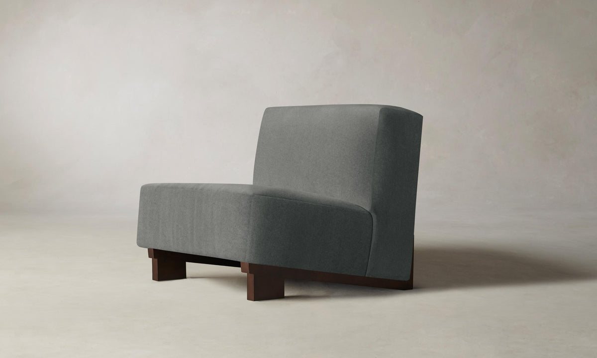 The Remsen Chair - Mohair Fog