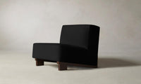 The Remsen Chair - Pebbled Leather Ink