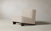 The Remsen Chair - Pebbled Leather Stone