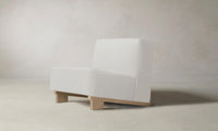 The Remsen Chair - Performance Linen Weave Pure White