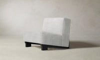 The Remsen Chair - Performance Textured Tweed Snow